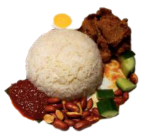 NASI LEMAK (TIDAK BERBUNGKUS)
