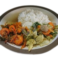 NASI + SAYUR + UDANG