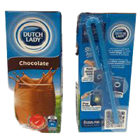 DUTCH LADY UHT COKLAT (KOTAK)