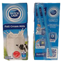 DUTCH LADY UHT FULL CREAM (KOTAK)