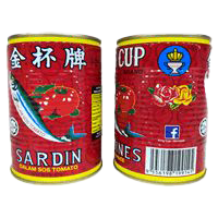 SARDIN CAP KING CUP (SOS TOMATO)