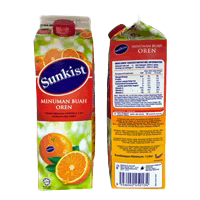 JUS OREN SUNKIST